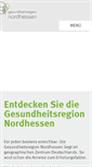 Mobile Screenshot of nordhessen-gesundheit.de